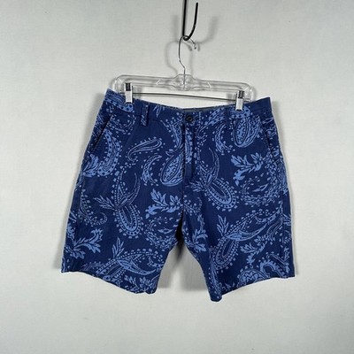 Nautica Blue Sail Deck Short Men's Size 32 W Stretch Cotton Casual Chino Bermuda