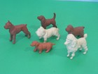 VINTAGE MARX 1950's DOGS FOR PET SHOP PLAYSET — photo 1