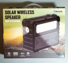 Brand-new LED Light Solar Wireless Bluetooth Speaker Outdoor Camping FM Radio