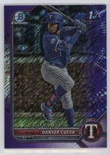 2022 Bowman Chrome Prospects Purple Shimmer Refractor 111/250 Danyer Cueva 0tk7