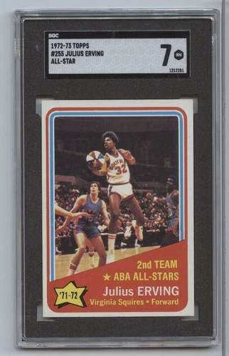 1972 Topps Julius Erving AS #255 SGC 7