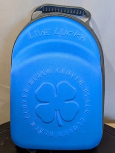 Black Clover Hat Caddie Blue One Size 6 Hats Capacity With Sunglass Storage