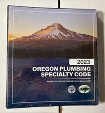 2023 Oregon Specialty Plumbing Code LOOSE LEAF BRAND NEW SEALED
