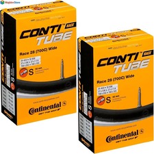 Continental Conti Tube Race 28 700c S 60mm Inner Tube, Pack of 2