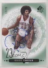 2014-15 SP Authentic Emerald Foil Auto 12/75 Reggie Theus #42 Auto 0q0