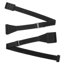 ZZV Low Back Bra Converter,2 Sides Adjustable bra Strap One Size, Black-1