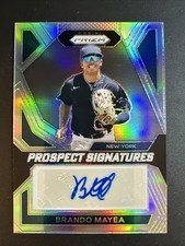 2024 Panini Prizm Baseball Brando Mayea Prospect Signatures Auto #PS-BM Yankees