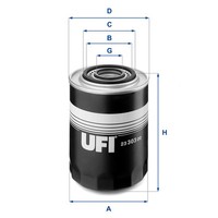 Ufi 23.303.00 ÖLfilter FüR Fiat Peugeot Renault Opel CitroËN Alfa Iveco Lancia