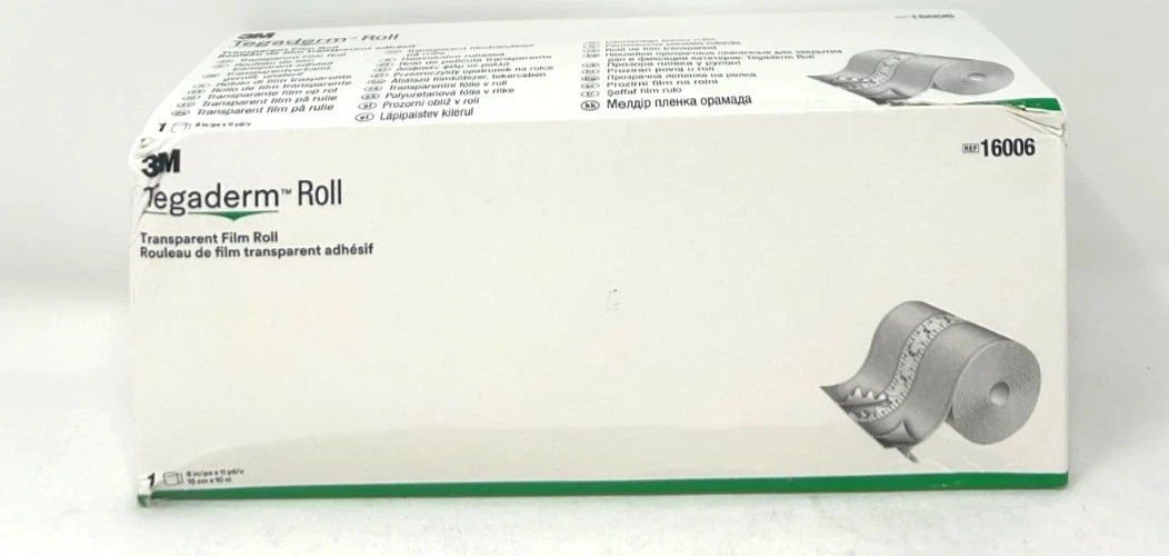 3m tegaderm 16006 dressing roll transparent film 6 in. x 11 yds.(each)