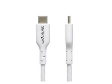 StarTech 6ft 1.8m White USB-C Charging Cable, USB C Cable, USB 2.0 Type-C