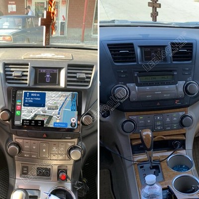 For 2008-2013 Toyota Highlander CarplayCar Stereo GPS Radio 10.1'' Android 15