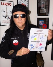 Warrant ** SIGNED** Setlist Temecula, CA  2025 **LAMINATED**