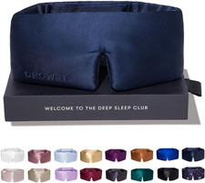 Silk Sleep Mask - Face-Hugging, Padded Cocoon for Luxury Sleep in Total Darkness