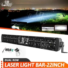 Dual Row 22inch Laser LED Work Light Bar Spot Flood Combo Driving Fog Lamp 20"