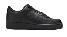 Nike Air Force 1 Low '07 Black Size 9, DS BRAND NEW