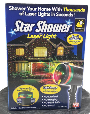 STAR SHOWER Laser Light As Seen on TV Thousands of Laser Lights -New