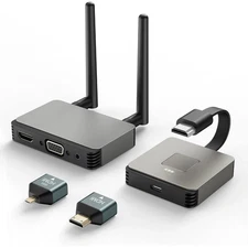 4K Wireless HDMI Transmitter and Receiver Wireless HDMI Adapter 0.1s Latency