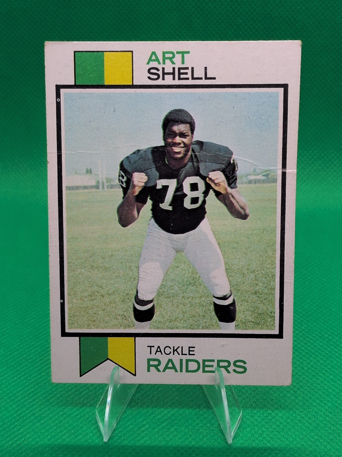 1973 Topps - Art Shell #77 (RC) - Oakland Raiders