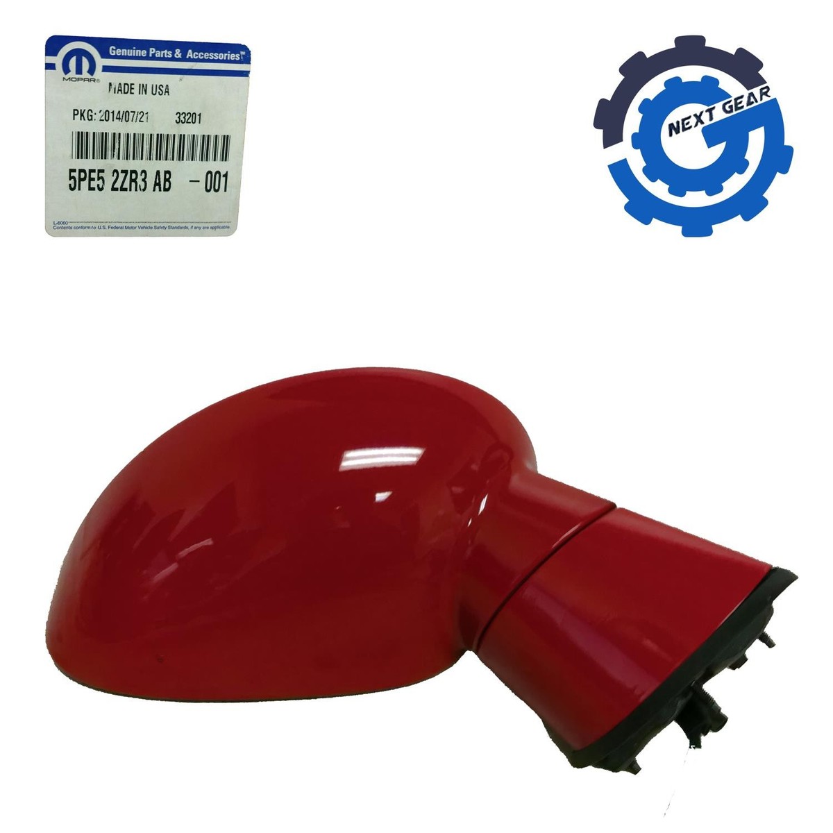 Mopar Right Side Red Mirror for 2015 Dodge Challenger 5PE52ZR3AB