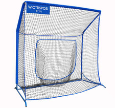 7x7 Baseball Softball Practice Net Batting Pitching Cage w/Bag