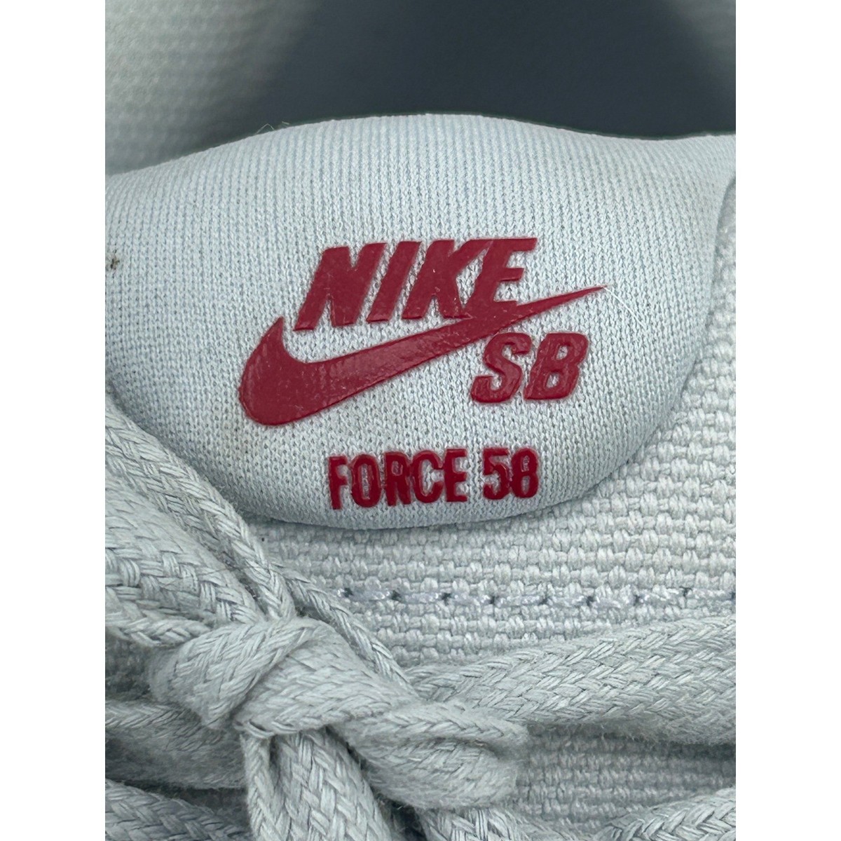 Nike SB Force 58   Men\'s Light Gray Suede Athletic Sneakers with Gum Sole Sz.12 Force 58 Premium – Premier main image 4
