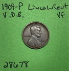 1909-P VDB Lincoln Wheat Cent 1c Vf Very Fine