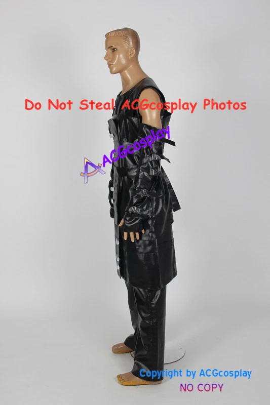 Disfraz de cosplay Resident Evil Nemesis imitación cuero incl. pantalones y botones accesorios Foto 3 de 4