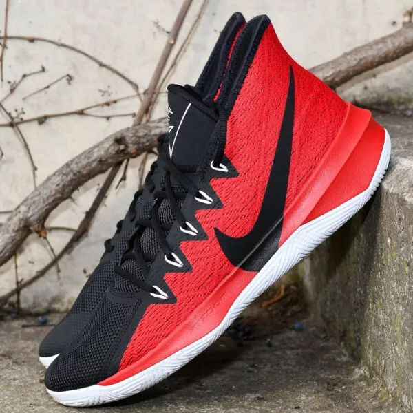 Nike Zoom Evidence III Red Black Mens Basketball Shoes Sneakers |