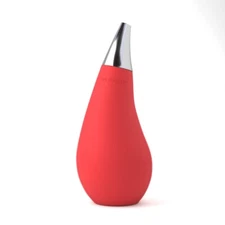 QQ-Studio Red Soft Silicone Squeezable Liquid Hand Soap Wash Dispenser 1pc