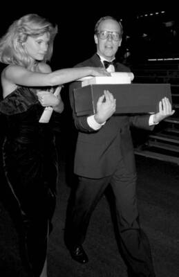 Heidi Grasberger Albert II Prince of Monaco at Maxims Des Mers - 1986 Photo 1