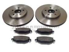 FOR JAGUAR X TYPE 2.0 2.2 DIESEL 2001-2009 FRONT 2 BRAKE DISCS AND PADS SET NEW