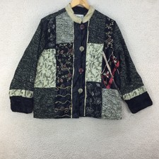 Flashback Vintage Multicolour Cotton Regular Jacket Women Size Uk Small