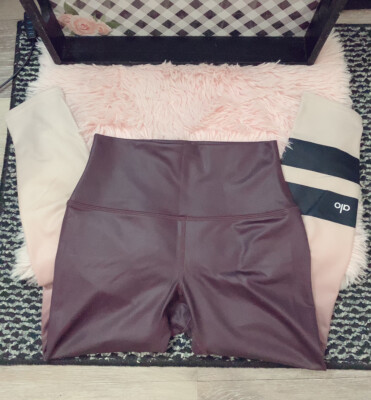 ALO Gradient Ombre Brown Leggings Size XS *WORN ONCE