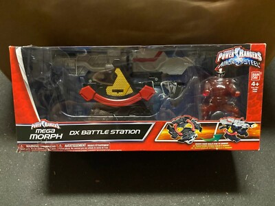New Power Rangers Mega Morph Ninja Steel DX Battle Station w Launch Missiles