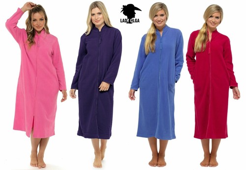 Ladies Zip Front Soft Fleece Luxury 
