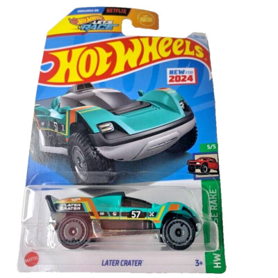 HOT WHEELS 2024 LATER CRATER TURQUOISE 166/250 HRY75 LET'S RACE