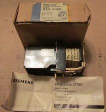 NEW NOS Hilfsschutz 3TA63 10-4BB Industrial Relay 660VAC 600VDC Siemens