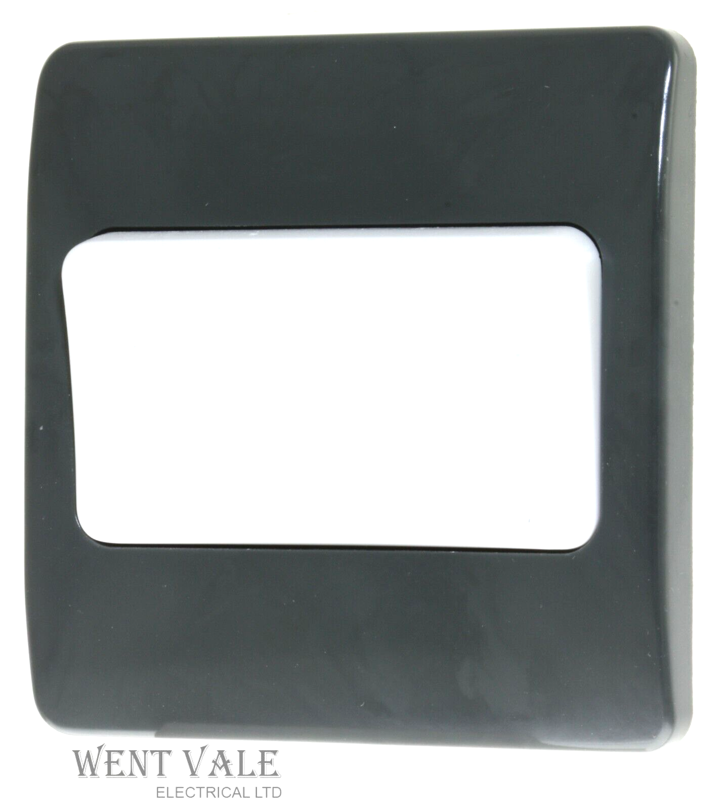 MK Logic Plus - K4781 GRA - 10a 1 Gang 2 Way Wide Rocker Plate Switch New