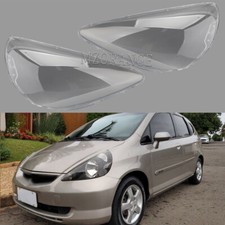 2 pezzi guscio copri lente faro anteriore per Honda Fit/Jazz MK2 GD 2002-2007