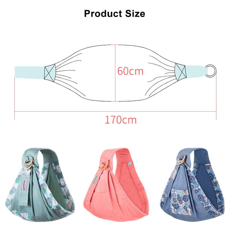 4in1 Baby Carrier Ergo Sling Wrap Original Stretchy Infant Sling Baby Cuddle Up