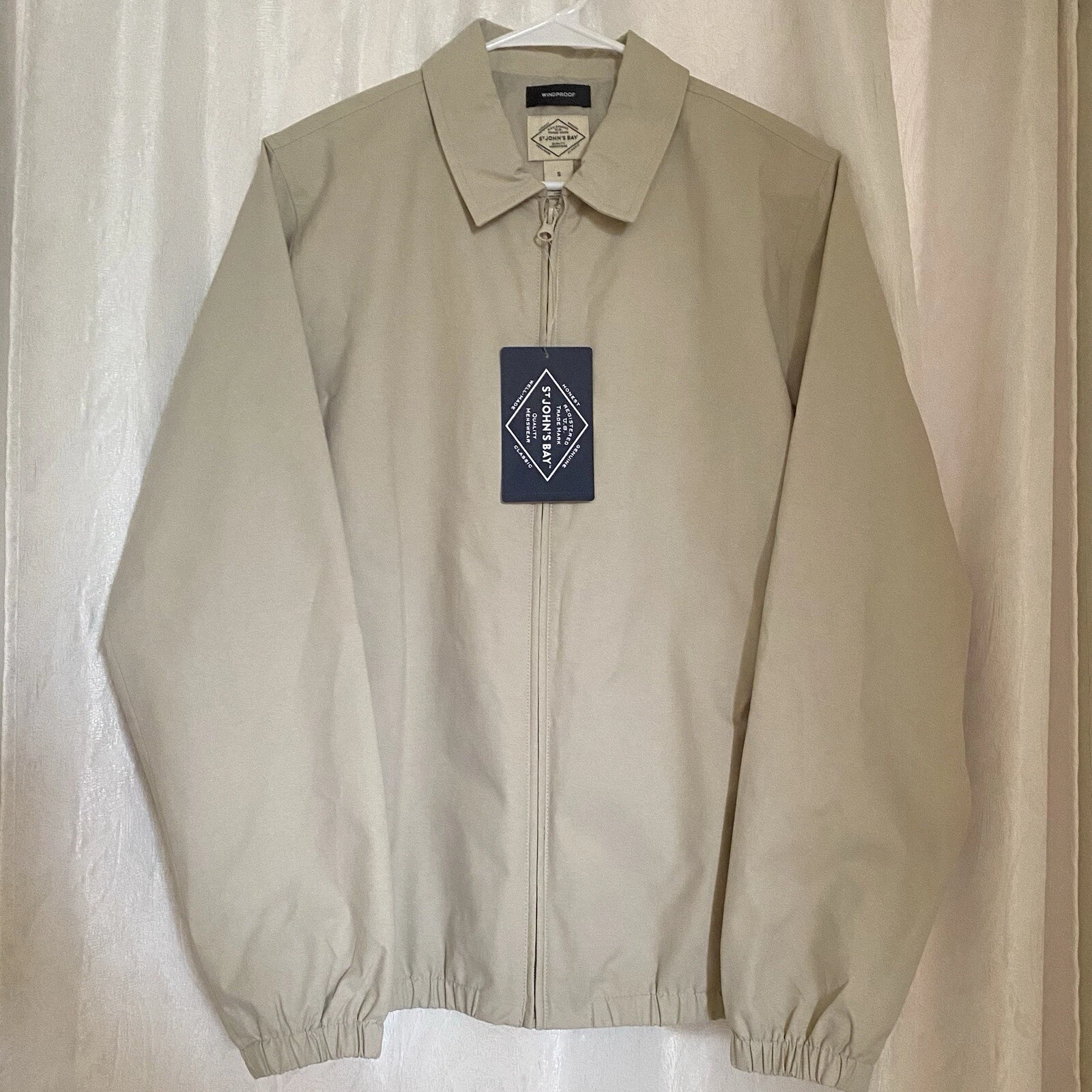 ST. Johns Bay Men's NWT Windproof Golf Jacket