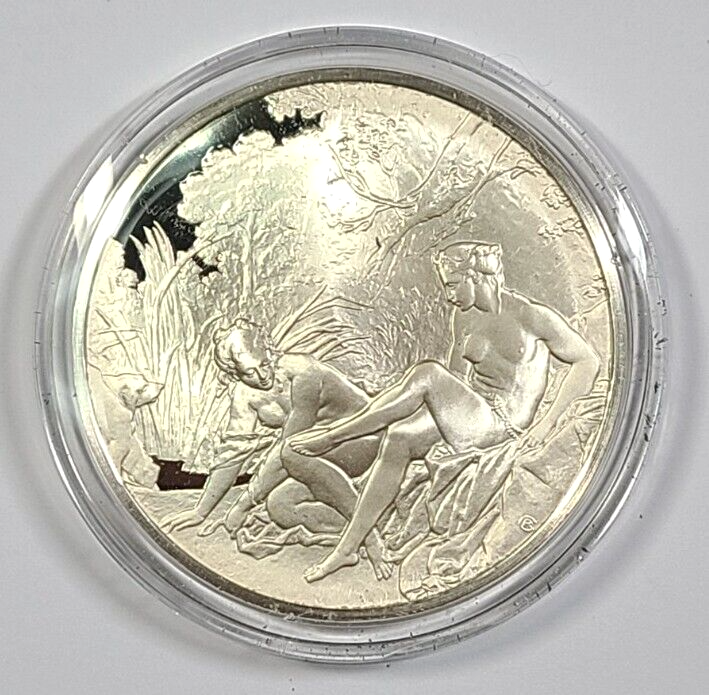 Franklin Mint Sterling Silver Treasures Louvre Charles Diane