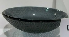Eden Bath 14" Charcoal Freeform Hoops Glass Vessel Sink EB GS43, D372 