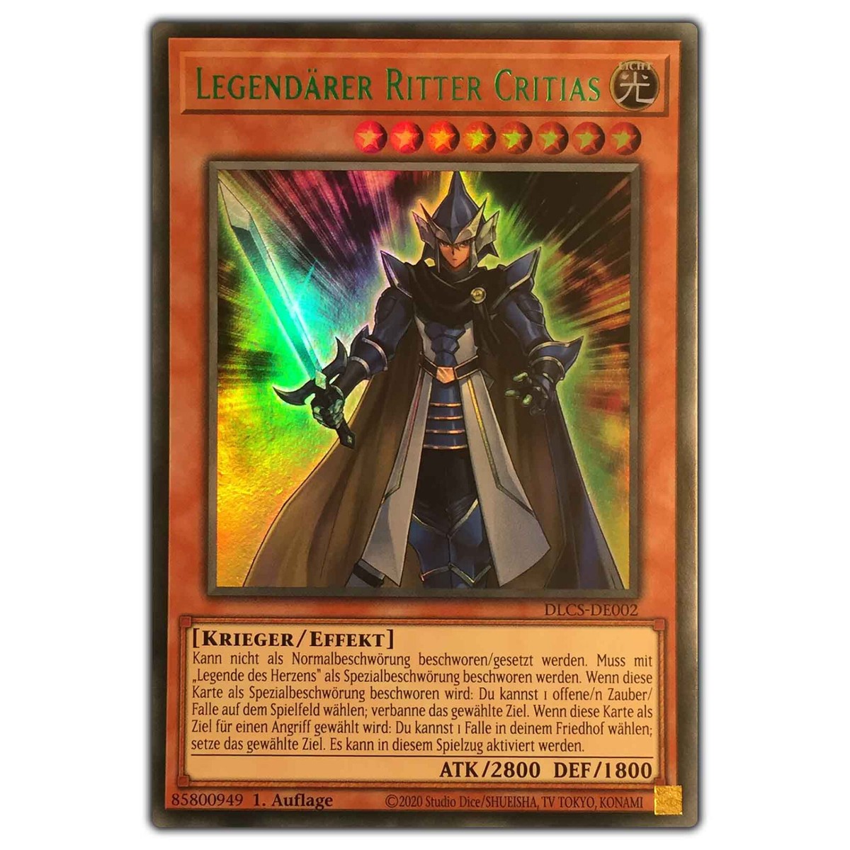 Legendäre Ritter Critias