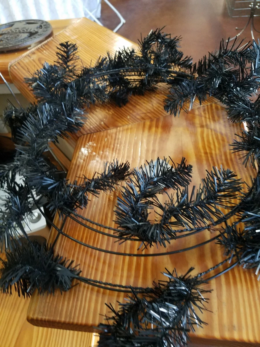 Halloween black wreath double rail wire frame, wreath making supplies,  Halloween