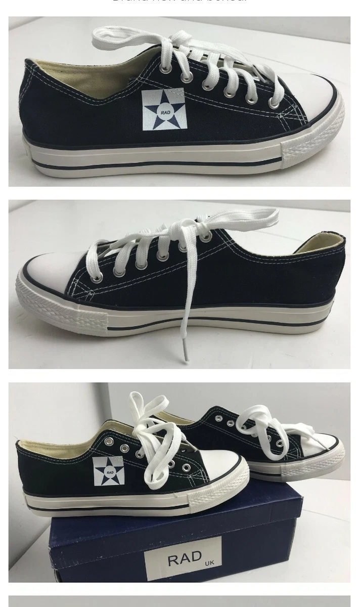Converse style trainers Greyest Grey RRP 30 Unisex Size 40