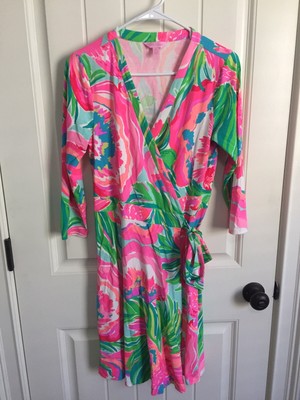 lilly pulitzer meridan wrap dress