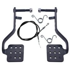 Brake Throttle Pedals 71" Cable Return Springs for 196cc 212cc 6.5hp Azusa Kart