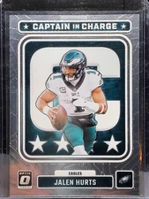 2023 Panini Optic Captain in Charge #CCJH Jalen Hurts Philadelphia Eagles