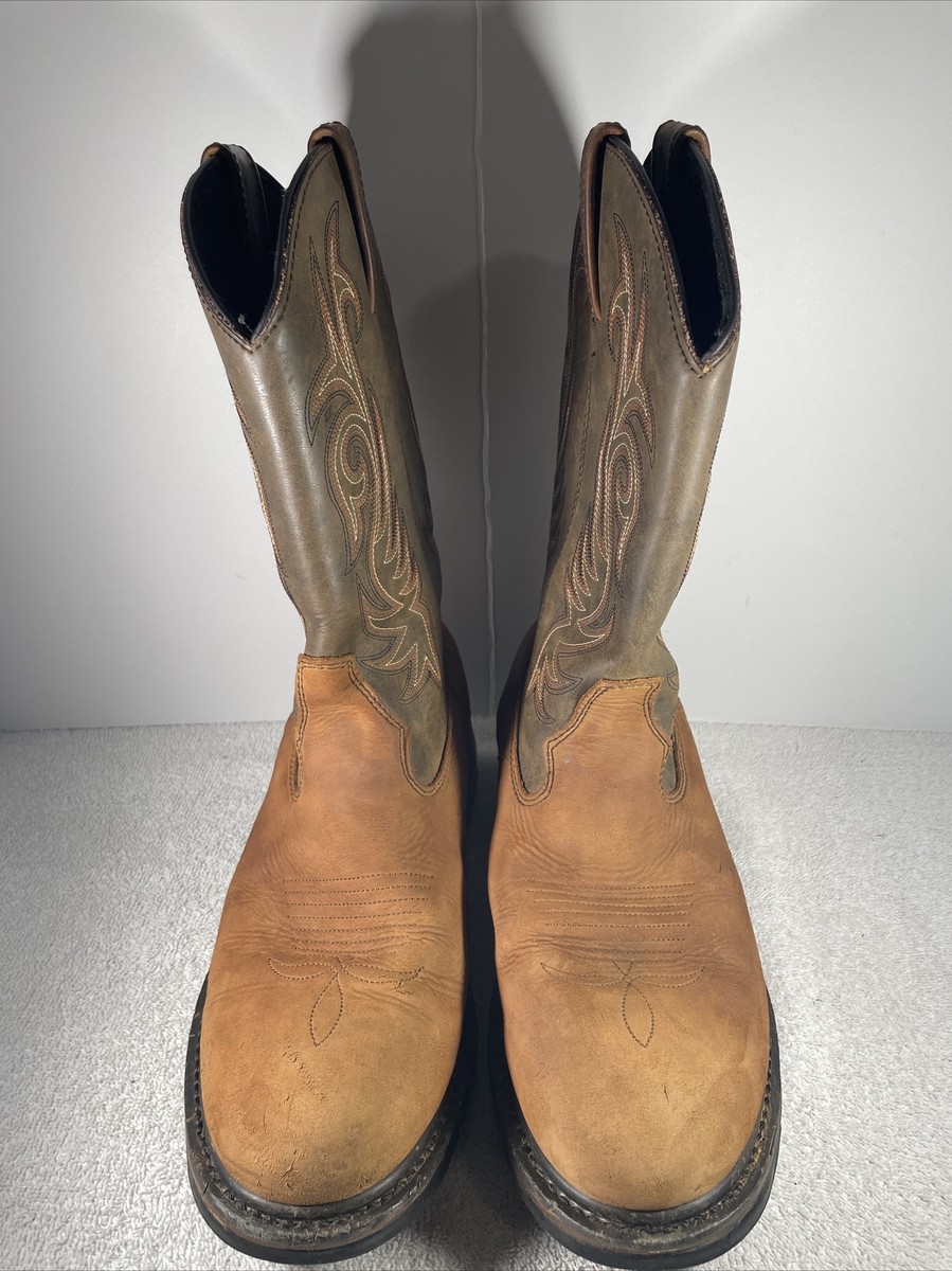 Laredo Western Cowboy Waterproof Boots Men SZ 10 Cheyenne 68112 Leather Hammer Laredo Western Cowboy Waterproof Boots Men SZ 10.5 Cheyenne  main image 3